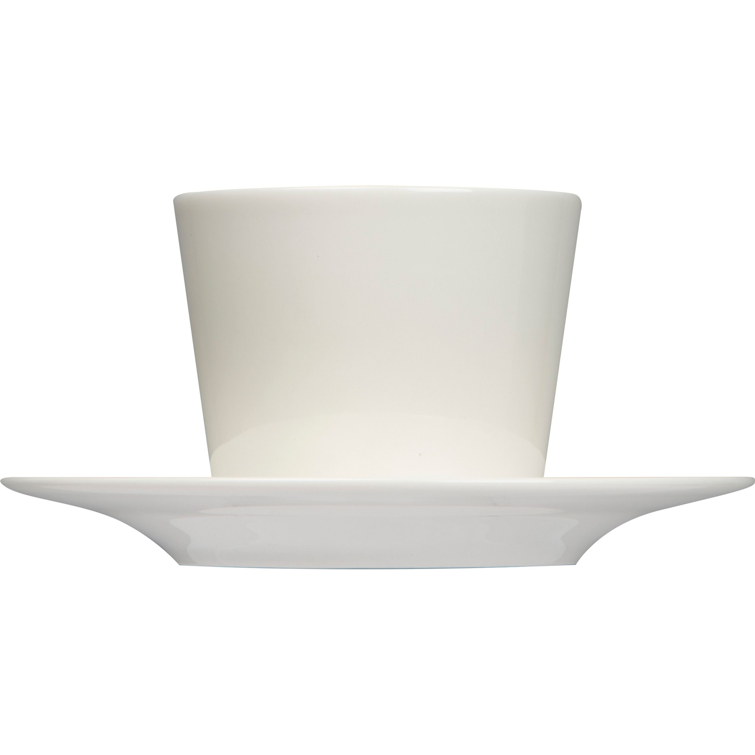 MA83662-06Porzellantasse mit Unterteller_ weiss