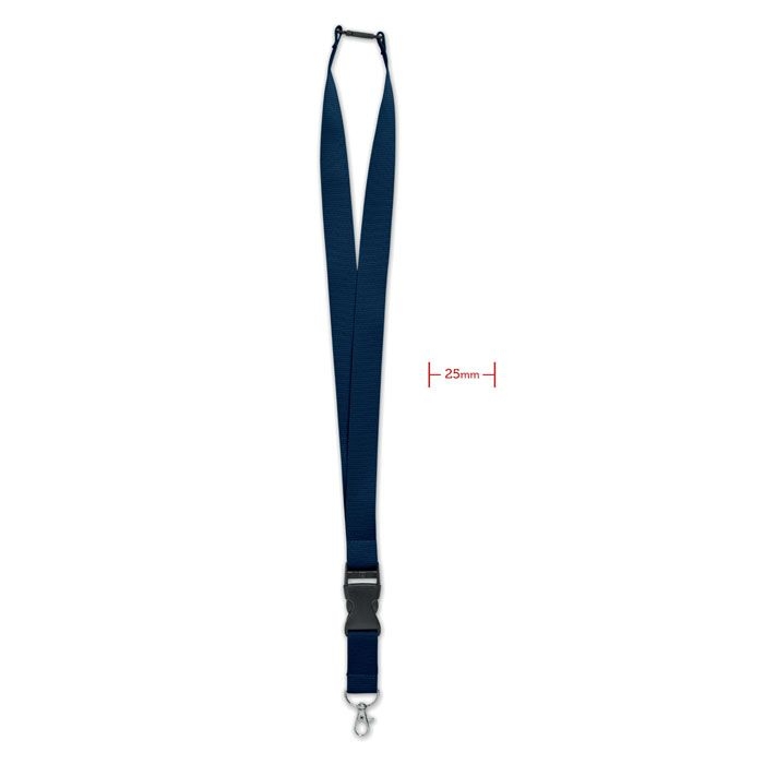 MO9661-04Wide Lany Lanyard mit Metallkarabiner_ Blau MO9661-04Wide Lany Lanyard mit Metallkarabiner_ Blau