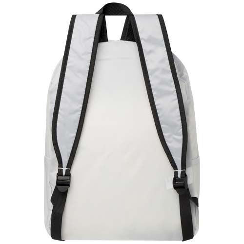 PF130090-1EcoFold faltbarer RPET Rucksack 15 L_ weiss