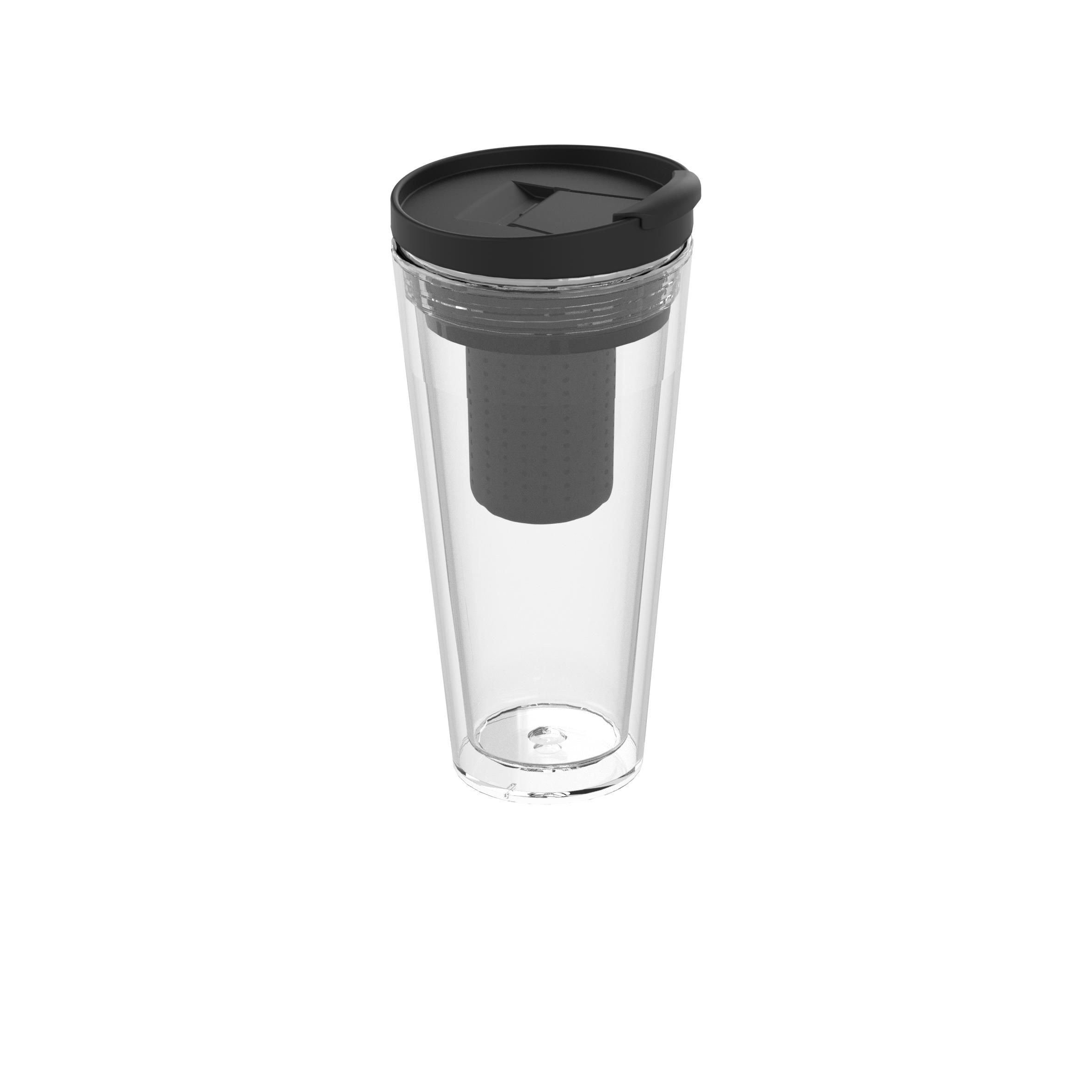 EL01495-1Isolierbecher _Mocha_ mit Teesieb_ transparent_ schwarz