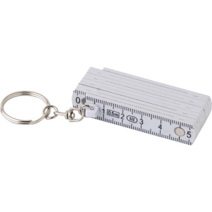 GI710453-02Zollstock aus Kunststoff 0_5m Holly_ Weiss