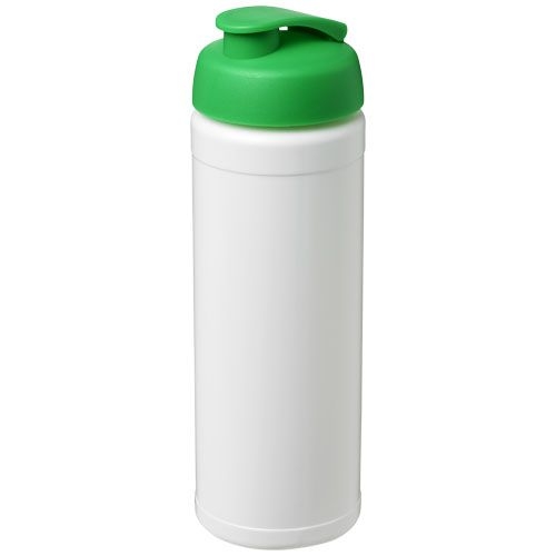 PF210070-7Baseline® Plus 750 ml Flasche mit Klappdeckel_ weiss_gruen PF210070-7Baseline® Plus 750 ml Flasche mit Klappdeckel_ weiss_gruen