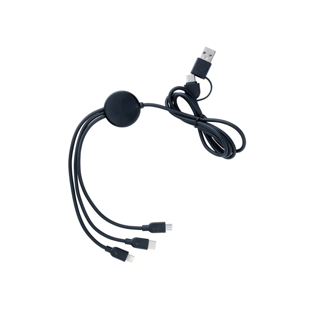 XDP302.48-16-in-1 Kabel aus RCS recyceltem TPE und recyceltem Plastik_ schwarz