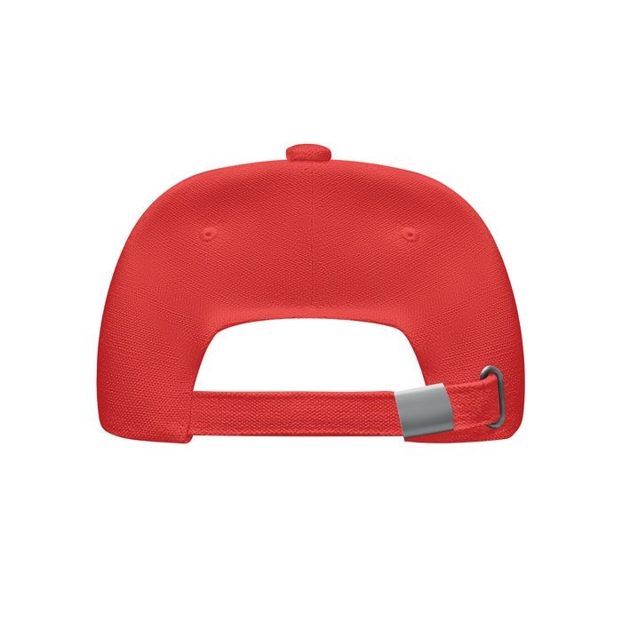 MO6432-05Bicca Cap Baseballkappe Organic Cotton_ rot