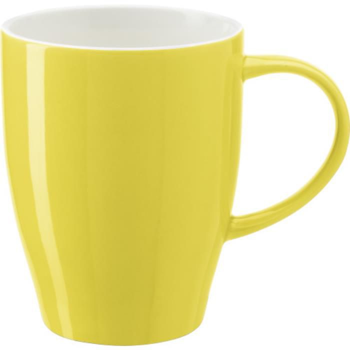 GI1124-06Becher aus Porzellan Paula_ Gelb
