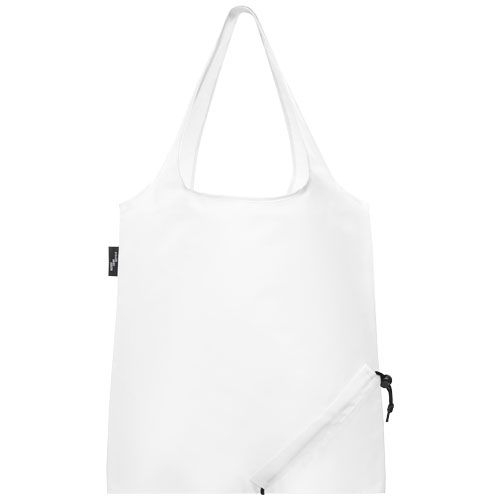 PF120541-1Sabia faltbare RPET Tragetasche 7L_ weiss