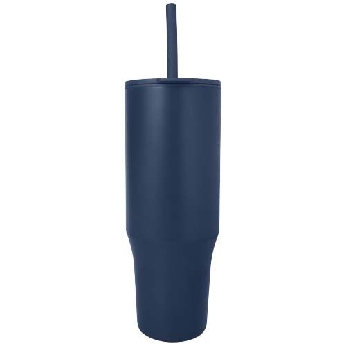 PF100867-5Brady 900 ml RCS-zertifizierter Isolierbecher mit Silikon Trinkhalm_ navy