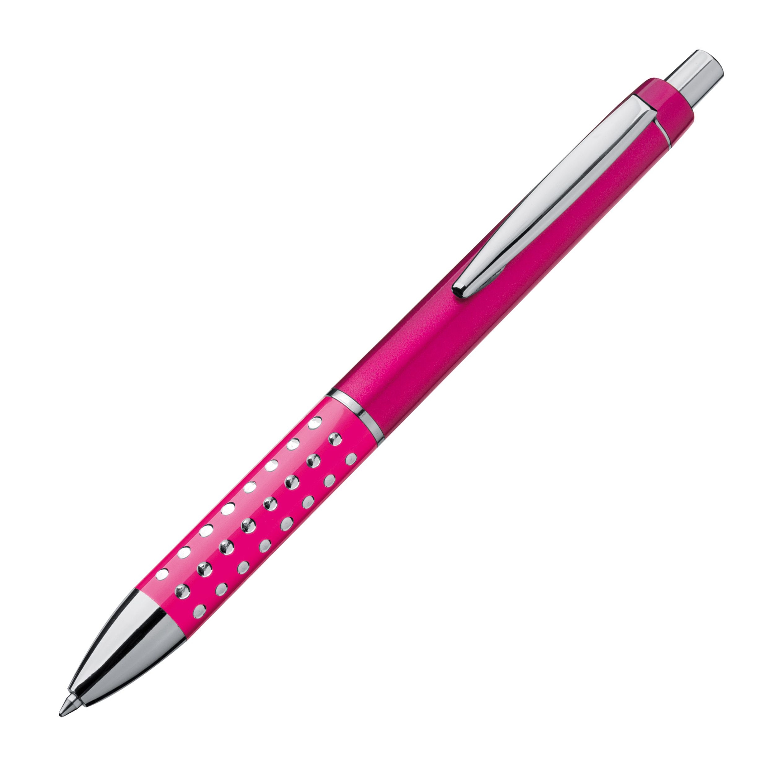 MA17717-11Kugelschreiber mit glitzernder Griffzone REX_ pink