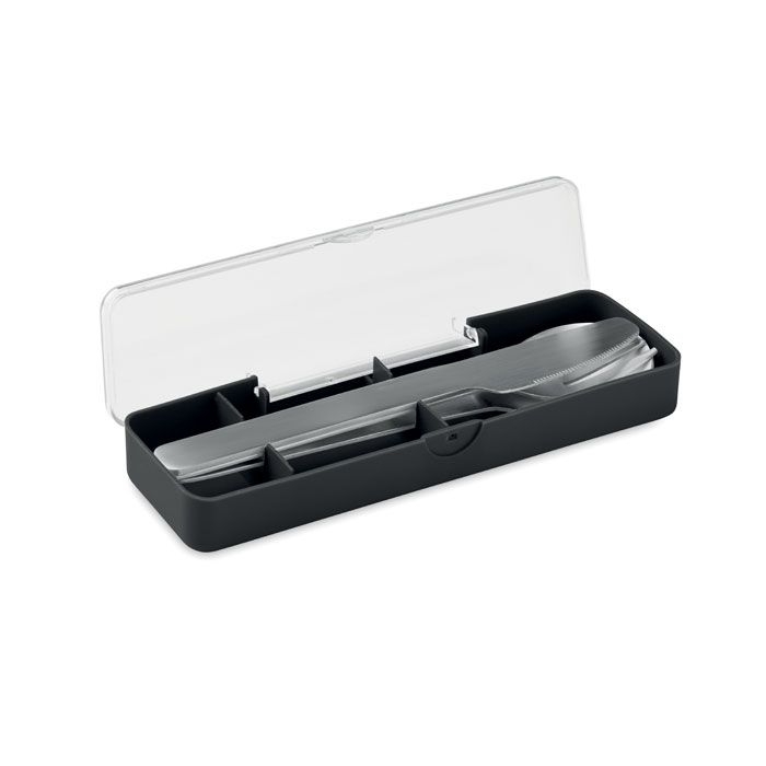 MO2677-03Mesteck Besteck-Set Edelstahl_ schwarz