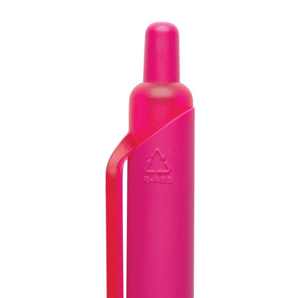XDP611.34-14Tide Smooth Touch Stift aus GRS zertifiziert recyceltem ABS_ rosa