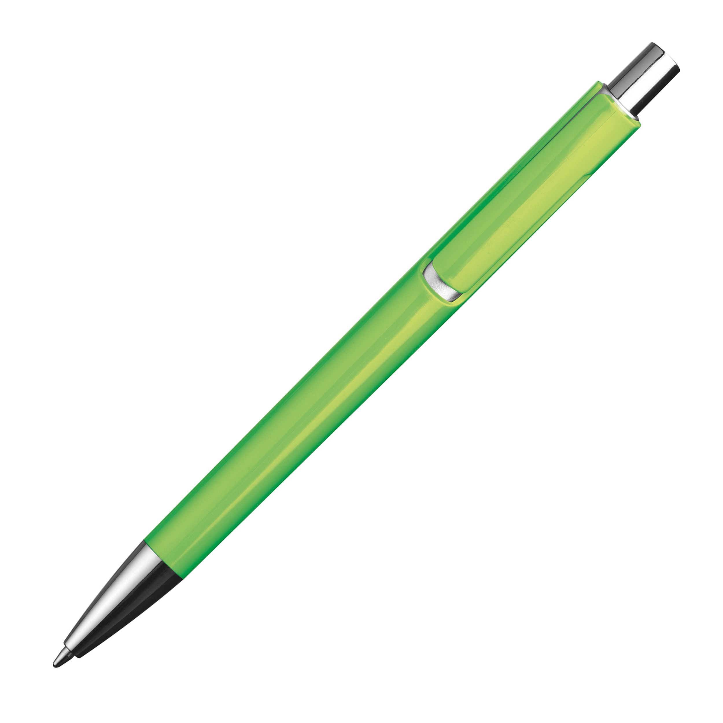 MA13538-29Kugelschreiber mit silbernen Applikationen_ apfelgruen