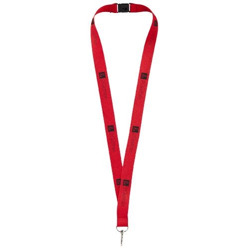 PF102193-4Lago Lanyard mit Sicherheitsverschluss_ rot