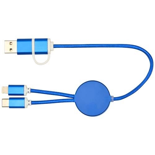 PF124424-2Alasia 30 cm 5-in-1 Kabel aus recyceltem Kunststoff fuer Datenuebertragung und 27W Schnellladung_ roya
