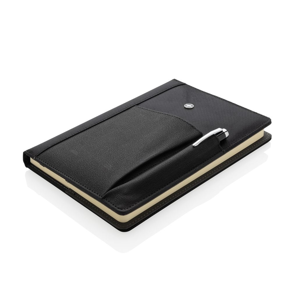 XDP773.32-0Notizbuch und Stift_ schwarz