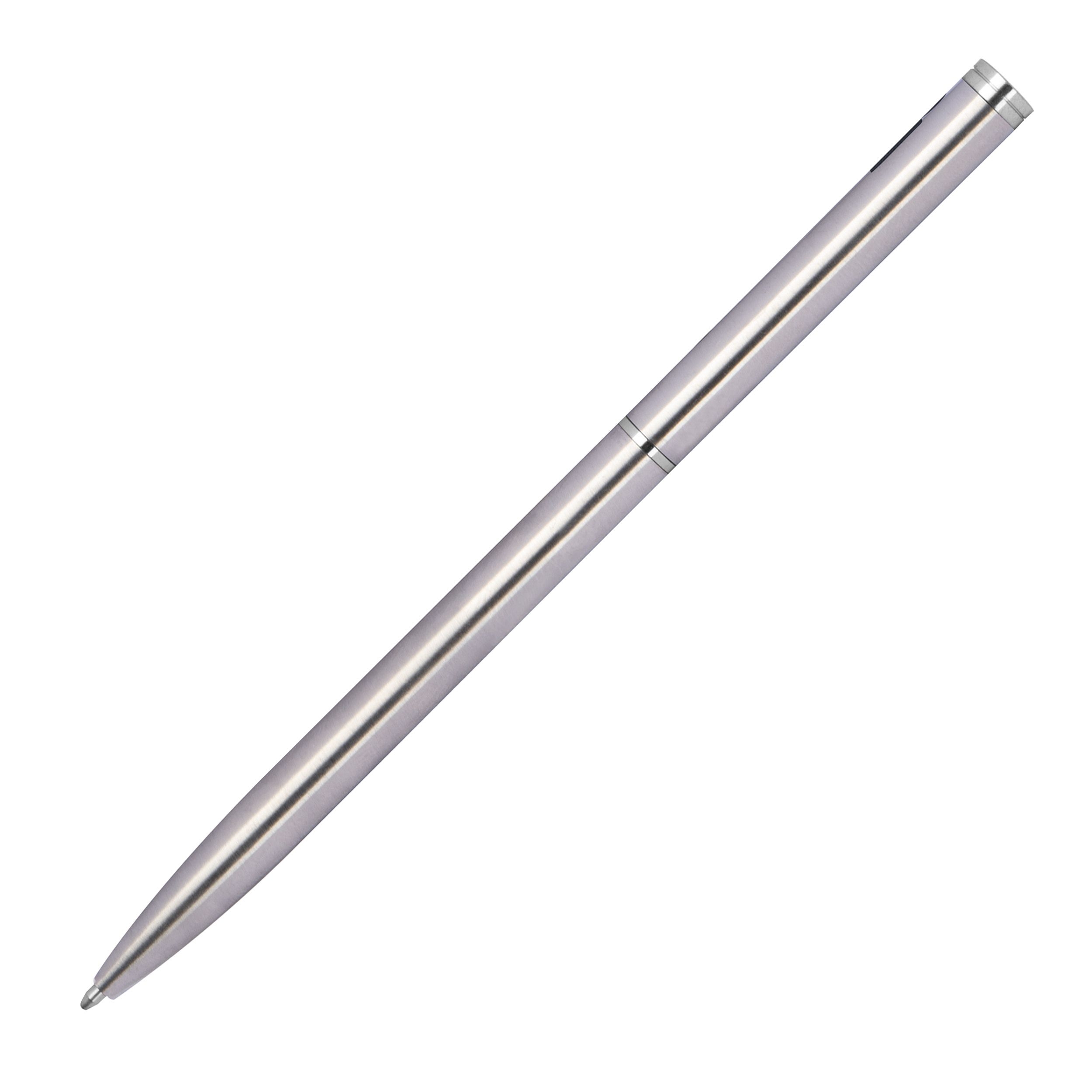 MA17605-07Metall Kugelschreiber in schlanker Form_ silbergrau