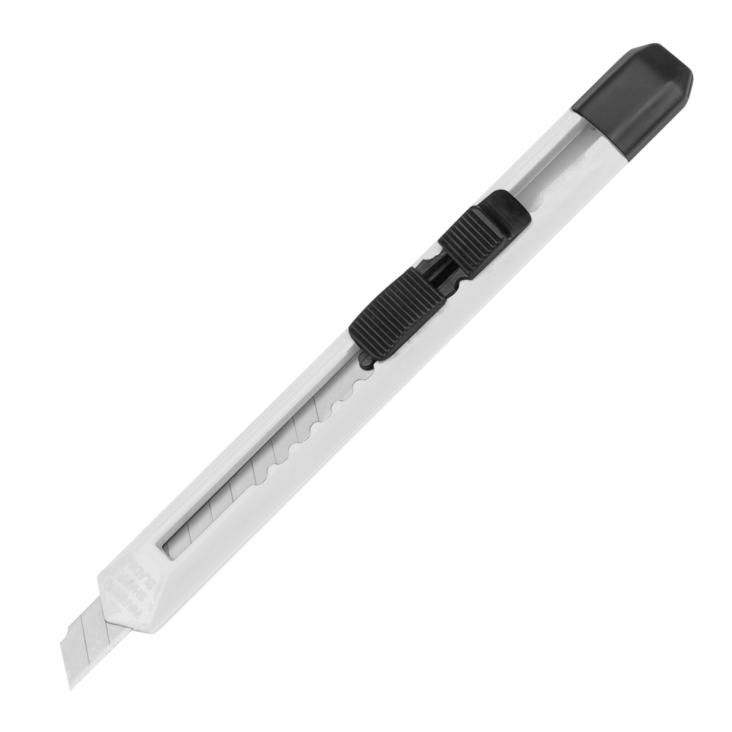 MA89003-06Schlankes Kartonmesser aus Kunststoff_ weiss