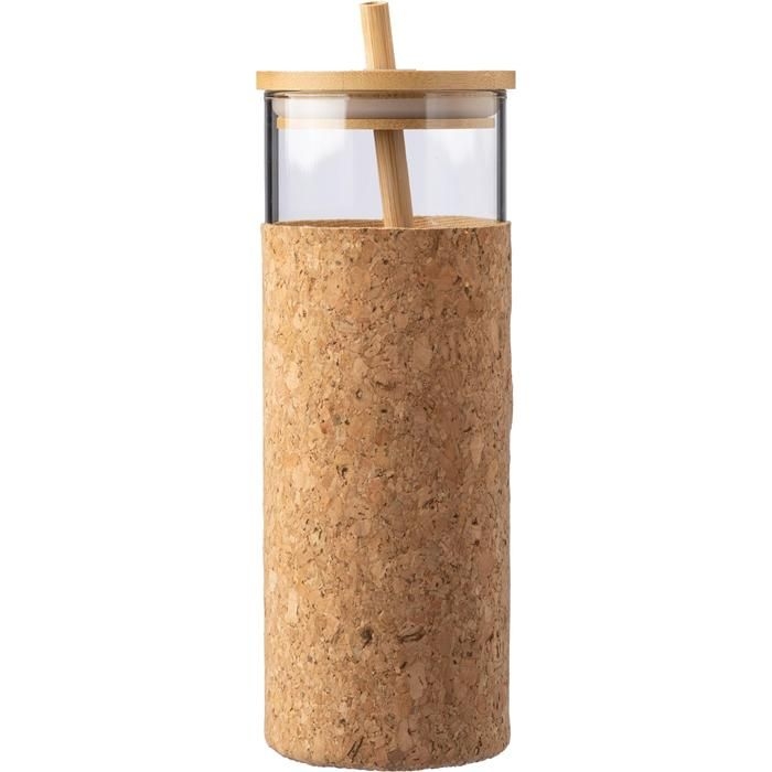 GI1097563-11Einwandiger Glasbecher _450 ml_ Marlies_ brown