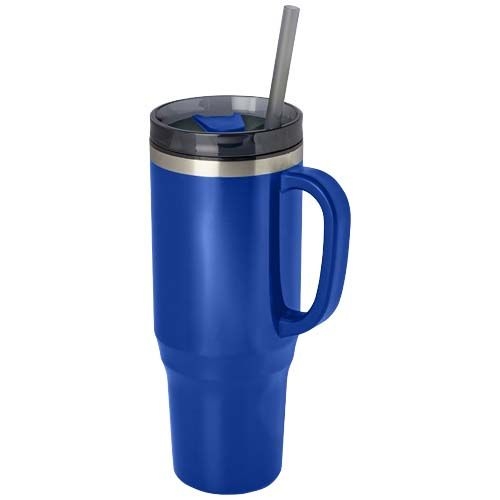 PF100801-8Melbourne 1200 ml RCS-zertifizierter Isolierbecher mit Strohhalm_ royalblau