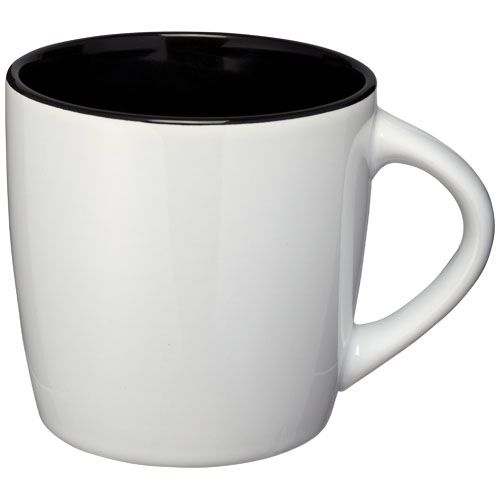 PF100477-1Aztec 340 ml Keramiktasse_ weiss_schwarz