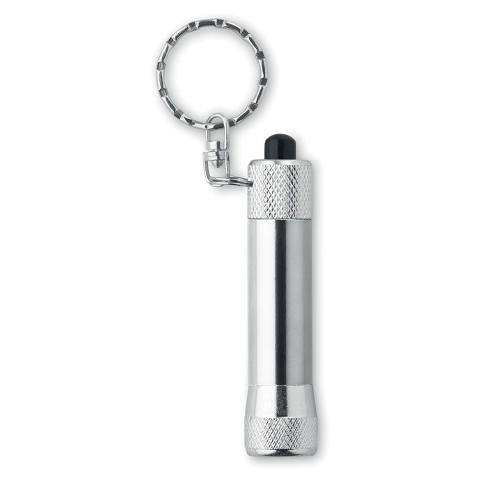 Arizo Schlüsselring Mini-Leuchte, silber