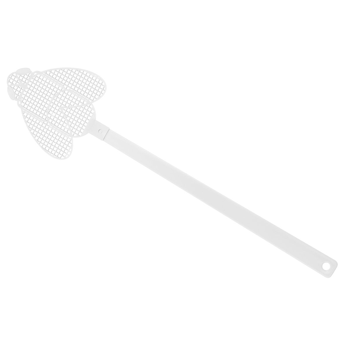 HE7153-0-0Fliegenklatsche _Brummi_ weiss_ weiss