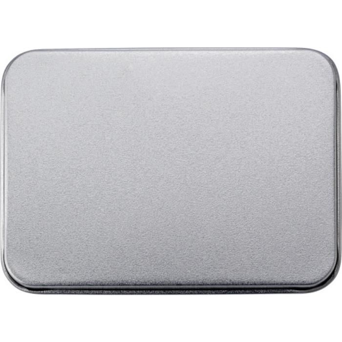 GI771596-32Metalldose mit Spielkarten Nathan_ Silber GI771596-32Metalldose mit Spielkarten Nathan_ Silber