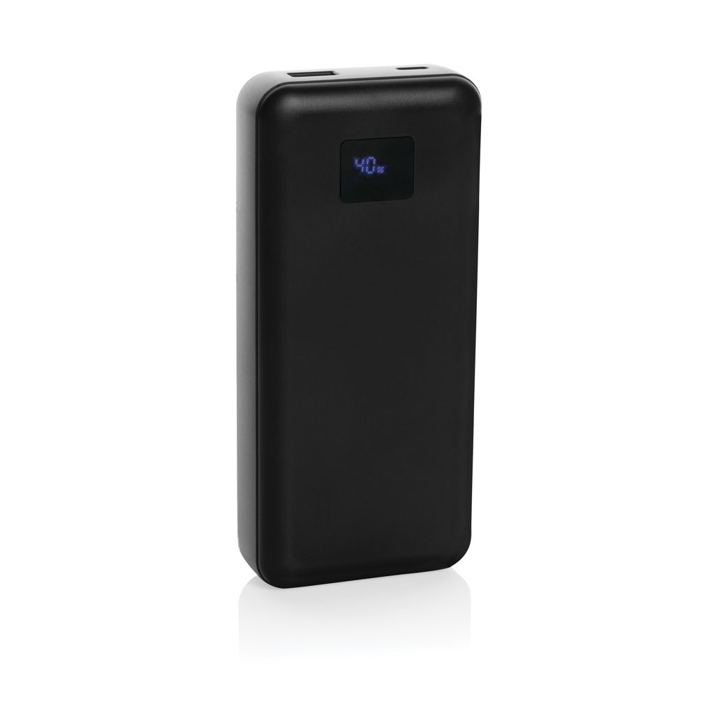 XDP322_80-1Gridley 20.000mAh 65W Laptop Powerbank aus RCS rPlastik_ schwarz