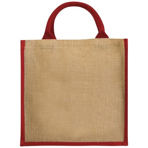 PF120134-4Chennai Jute Tragetasche 16L_ natur_rot