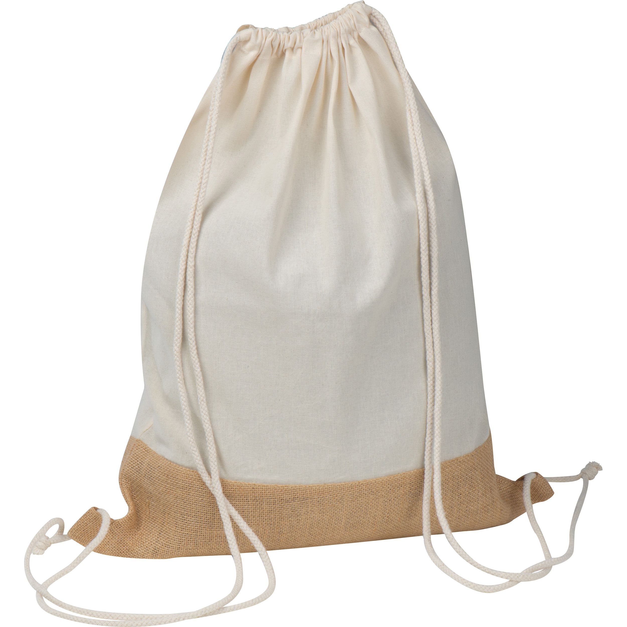 MA61398-06Oeko-Tex® STANDARD 100 zertifizierte Gymbag mit Juteboden_ weiss