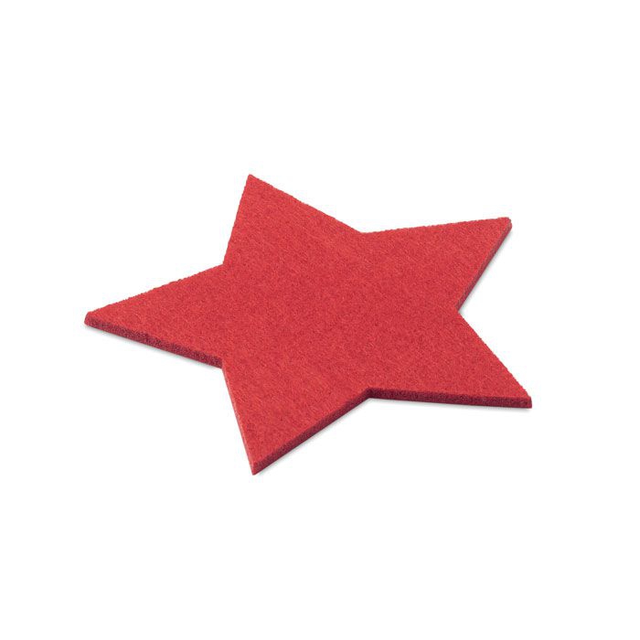 Starguard Untersetzer RPET-Filz, rot