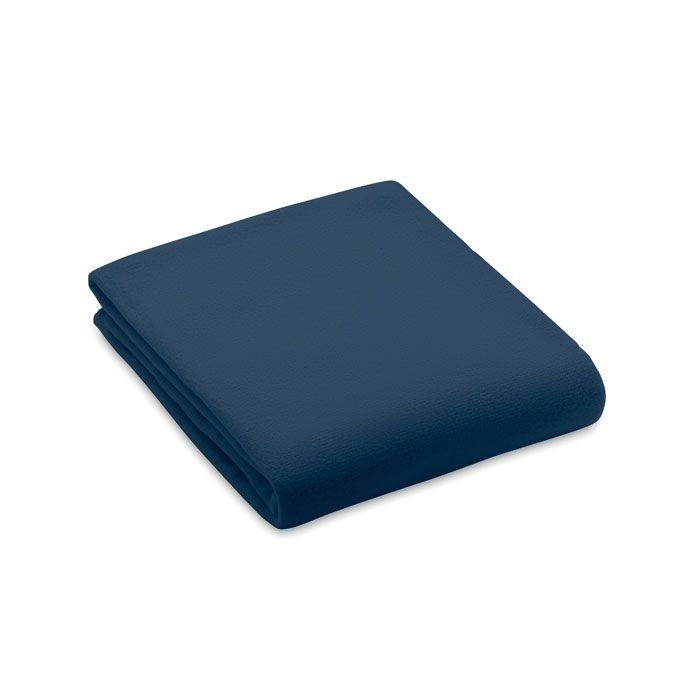 MO6805-04Bogda RPET-Polar Fleece-Decke_ Blau