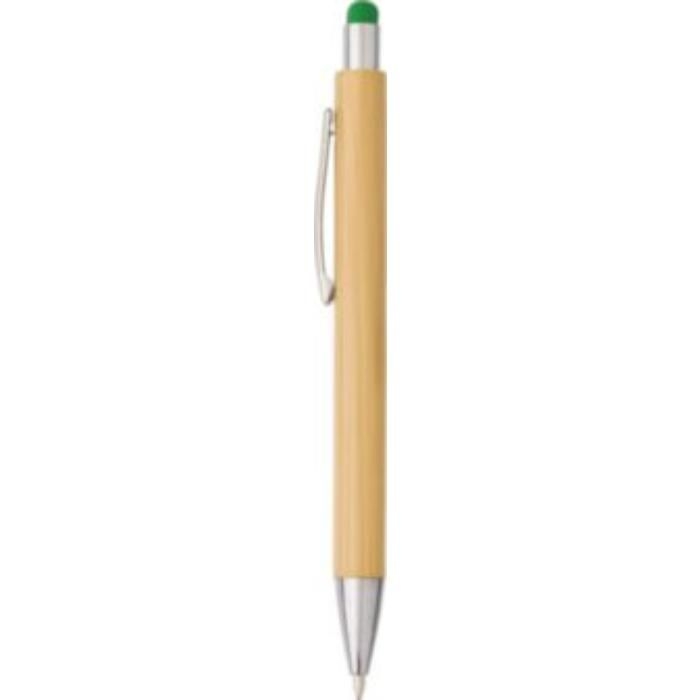 GI548774-19Kugelschreiber aus Bambus und Kunststoff Claire_ lime