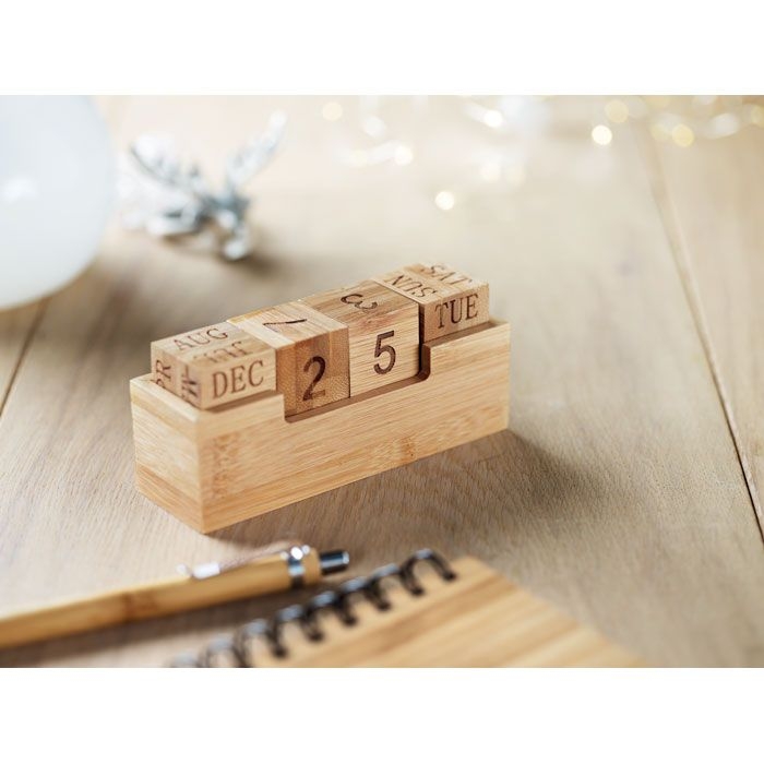 MO9404-40Karenda Kalender Bambus_ holz