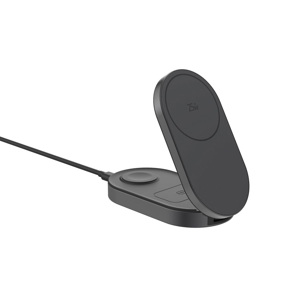 XDP309.13-02Quantum Ultra-Fast 3-in-1 25W faltbarer Wireless Charger_ grau
