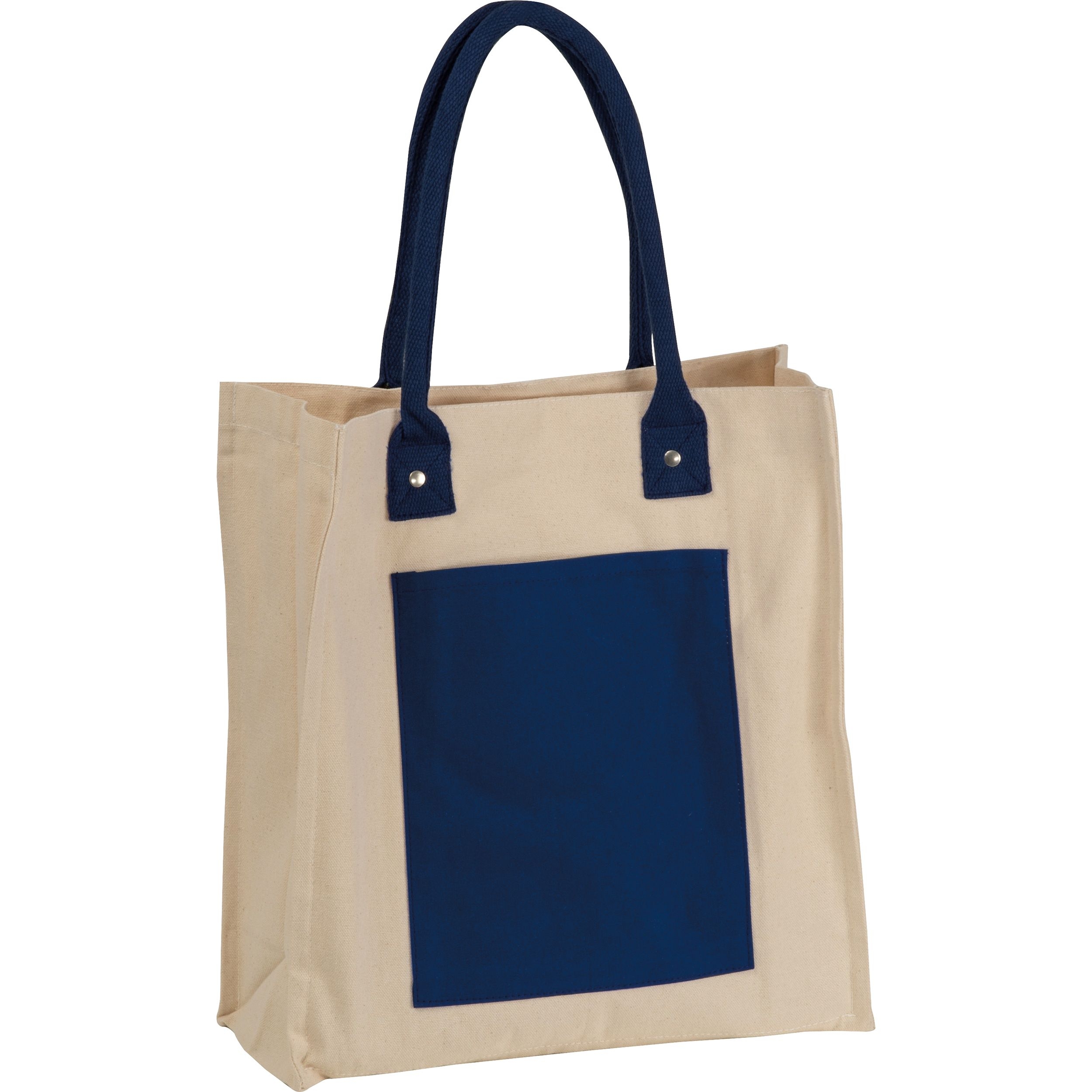 MA65218-44Canvas Shopper mit langen Henkeln RODOLFO_ dunkelblau