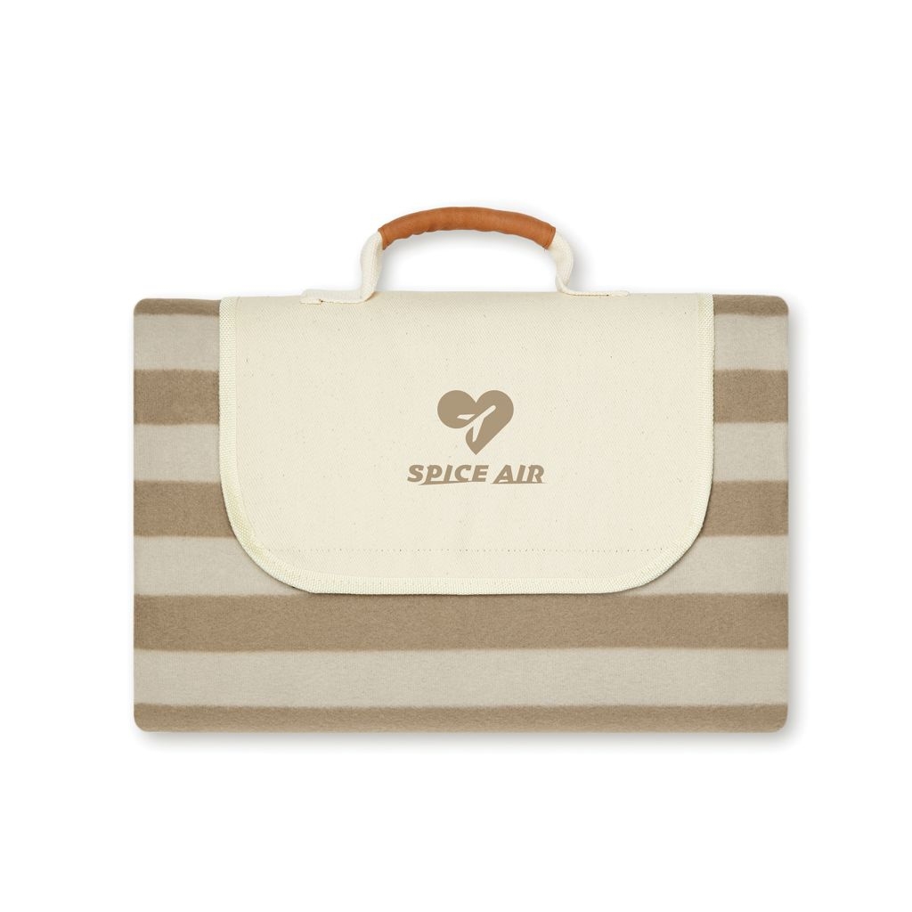 XDV459000-3VINGA Alba grosse GRS rPET Picknickdecke_ braun