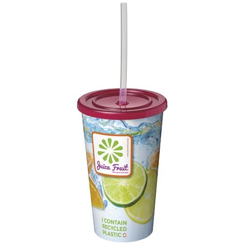 PF210027-5Brite-Americano® 350 ml doppelwandiger Stadium Becher_ magenta PF210027-5Brite-Americano® 350 ml doppelwandiger Stadium Becher_ magenta