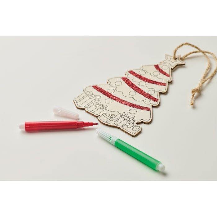 CX1569-40Colortree Weihnachtsschmuck Tanne_ holz