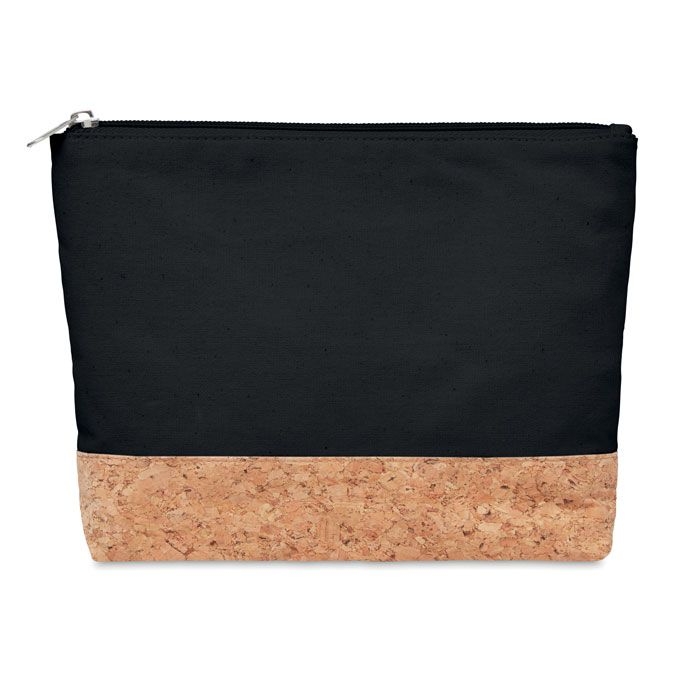 MO9817-03Porto Bag Kosmetiktasche mit Kork_ Schwarz MO9817-03Porto Bag Kosmetiktasche mit Kork_ Schwarz