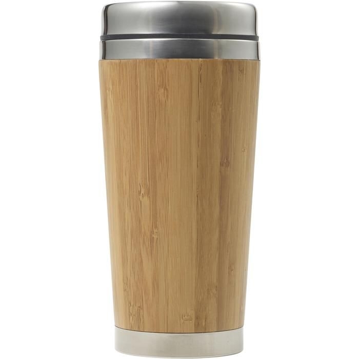 GI8947-11Doppelwandiger Isolierbecher aus Bambus Sabine_ brown