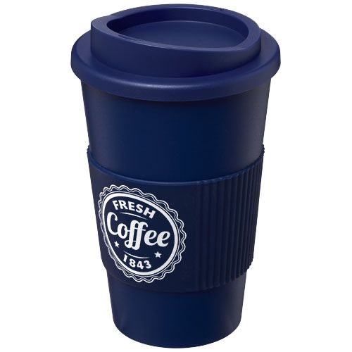 Americano® 350 ml Isolierbecher mit Schutzring, dunkelblau