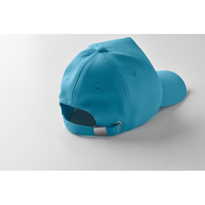 MO6831-12Senga RPET Baseball Kappe 5 Panels_ tuerkis