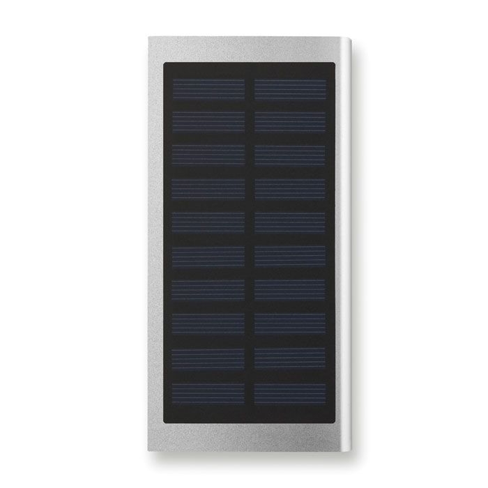 MO9051-16Solar Powerflat Solar Powerbank 8000 mAh_ Mattsilber MO9051-16Solar Powerflat Solar Powerbank 8000 mAh_ Mattsilber
