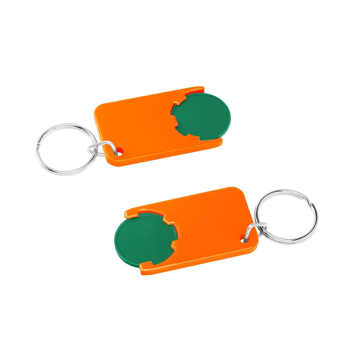 HE7454R-2-5Chiphalter mit 1€-Chip _Beta_ gruen_ orange HE7454R-2-5Chiphalter mit 1€-Chip _Beta_ gruen_ orange