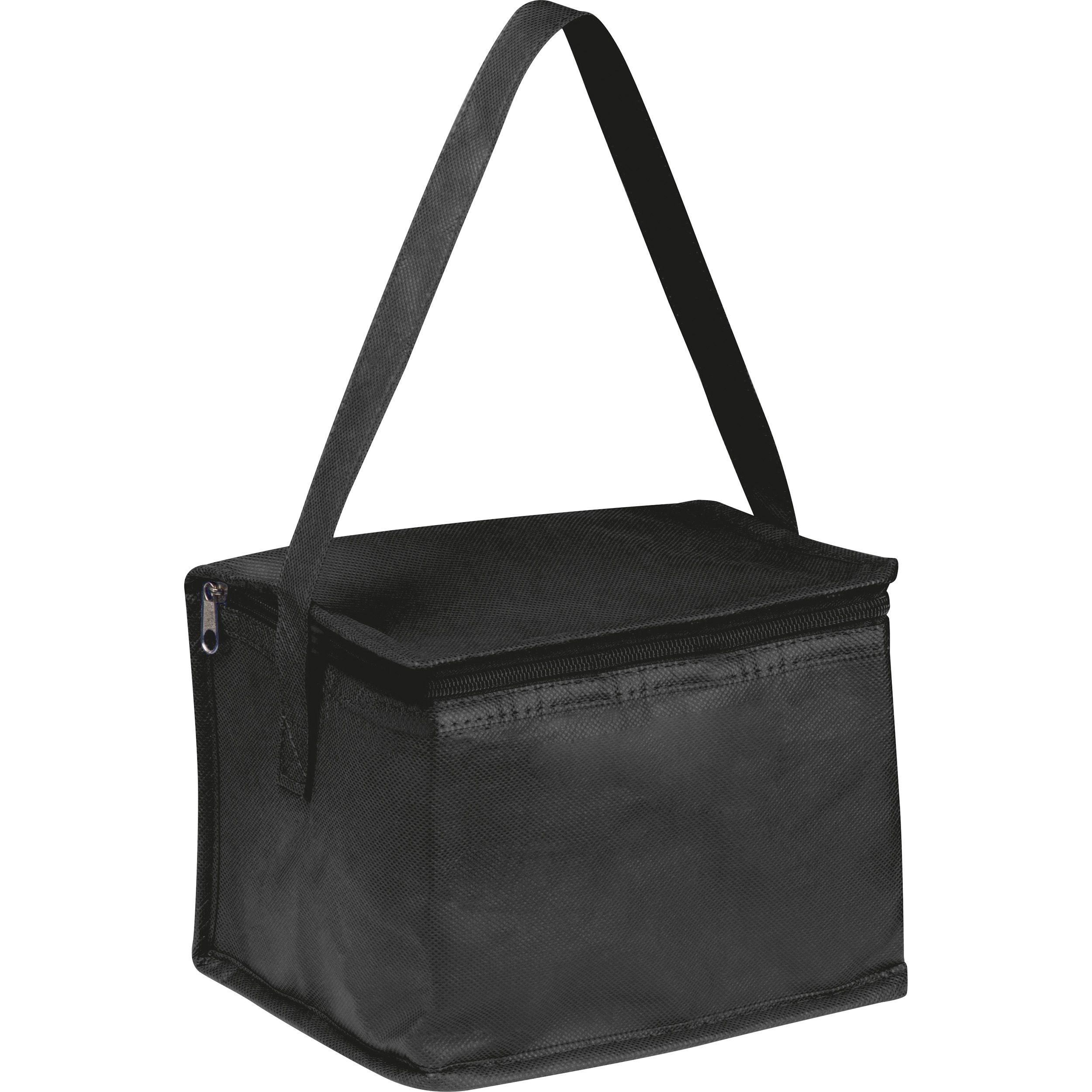 MA61542-03Non-Woven Kuehltasche fuer 6 Dosen_ schwarz