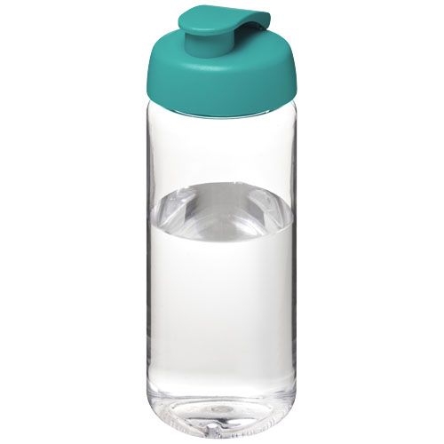 PF210445-13H2O Active® Octave Tritan™ 600-ml-Sportflasche mit Klappdeckel_ transparent klar_aquablau PF210445-13H2O Active® Octave Tritan™ 600-ml-Sportflasche mit Klappdeckel_ transparent klar_aquablau