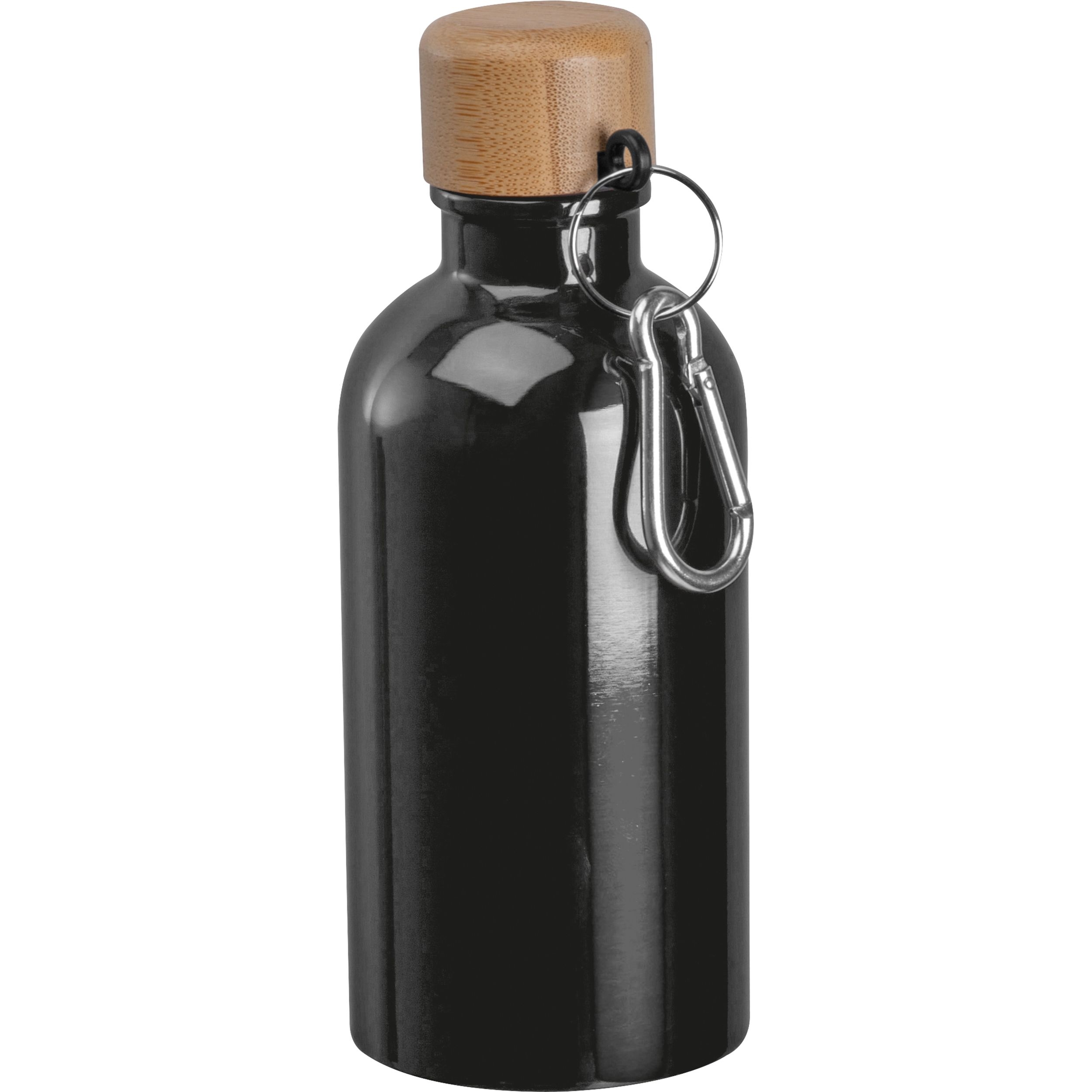 MA84972Edelstahltrinkflasche mit Karabiner_ 400ml MARILYN