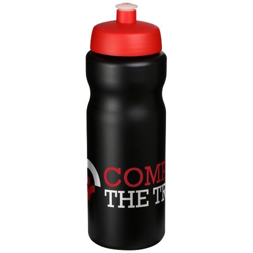 PF210684-15Baseline® Plus 650 ml Sportflasche_ schwarz_rot