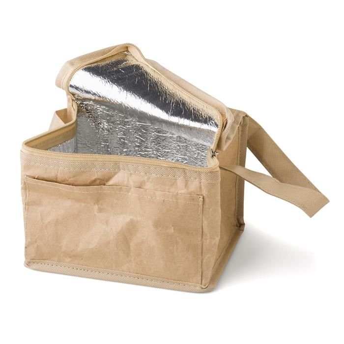 GI739817-11Papiergewebte Kuehltasche Ollie_ brown