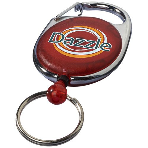 Gerlos Schlüsselkette mit Rollerclip, rot